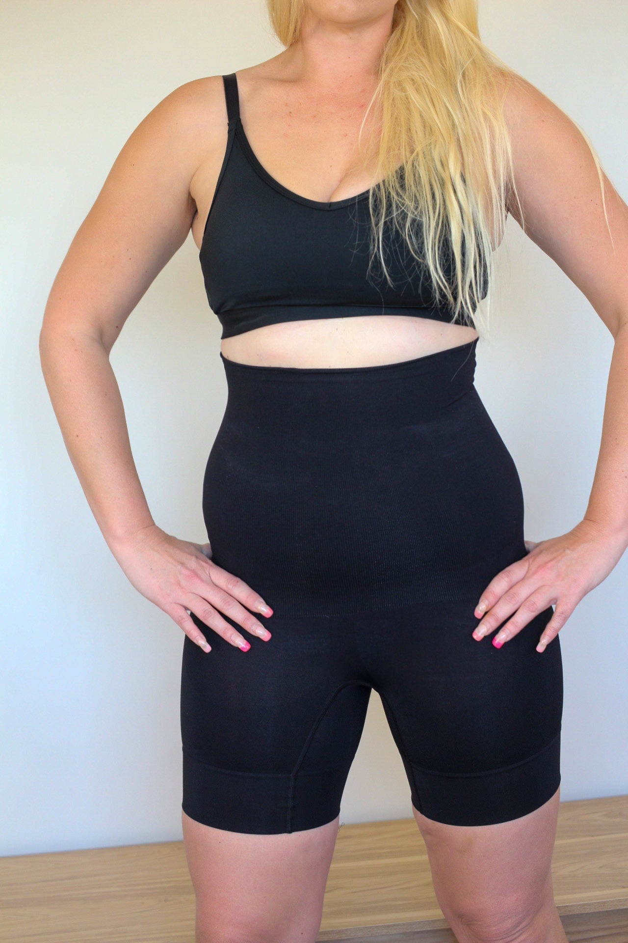 Control Double Layer High Waist Shorts [Final Sale]