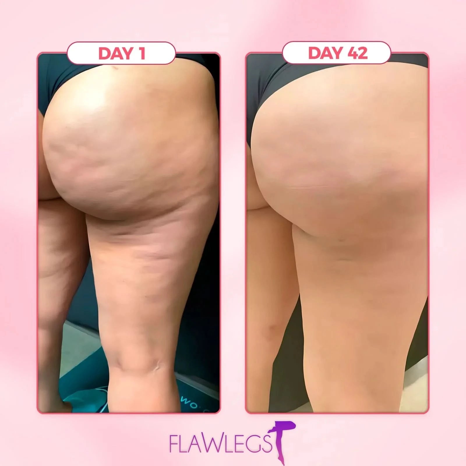Customer before and after